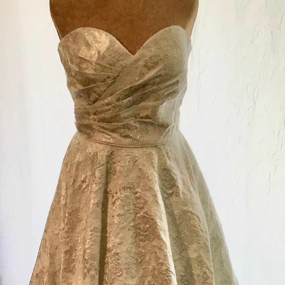 Jacquard prom/homecoming dress